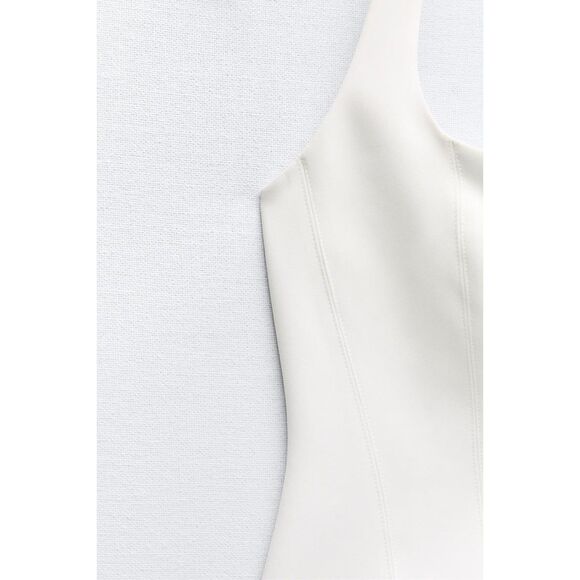 ZARA FITTED HALTER TOP - Picture 10 of 10